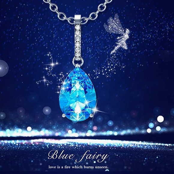 Alaxy pendant necklace made with Swarovski crystal - Picture 6 of 7